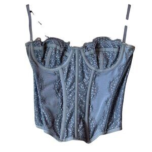 Urban Outfitters Out From Under Modern Love Corset Top Small Underwire